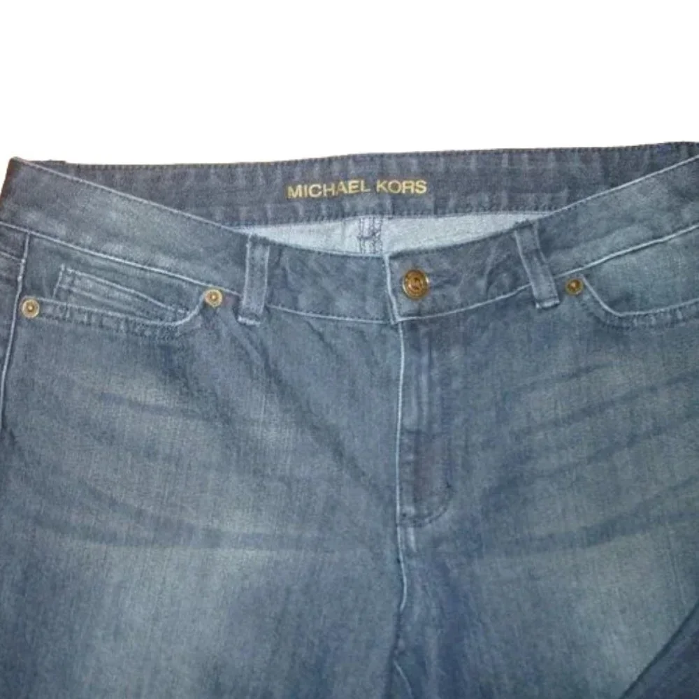 Michael Kors Women’s Straight Leg Blue Jeans, Size 6